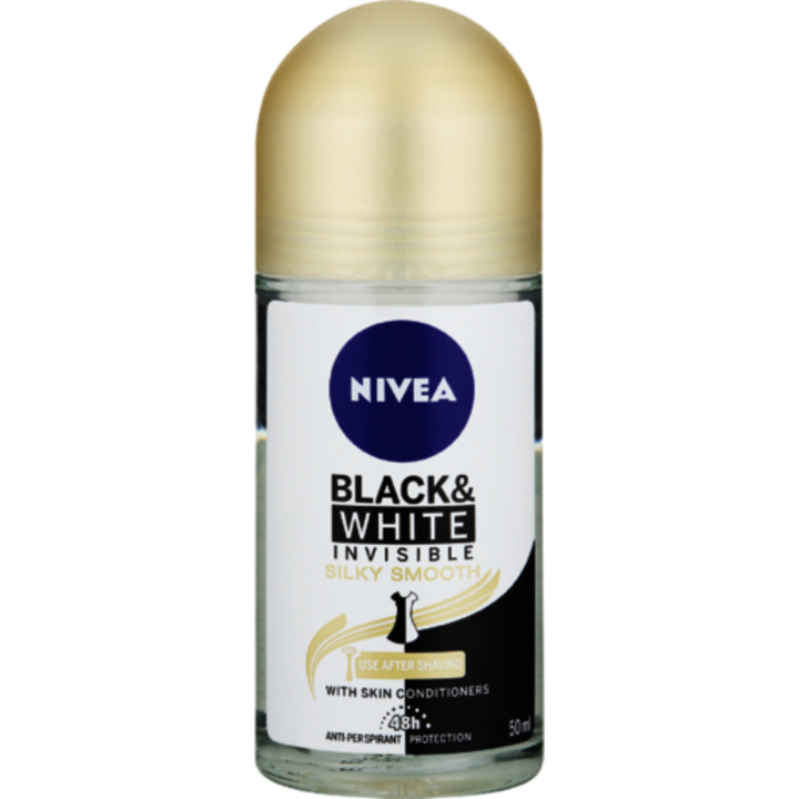 Nivea Roll On Black & White Invisible Silky Smooth 50mL