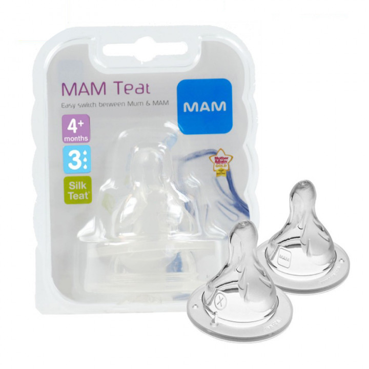 Mam Teat Size 3 (4M+), 2Pcs