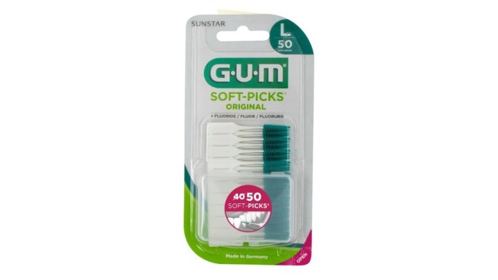 Gum 634 Soft Picks Large Original 40 pieces