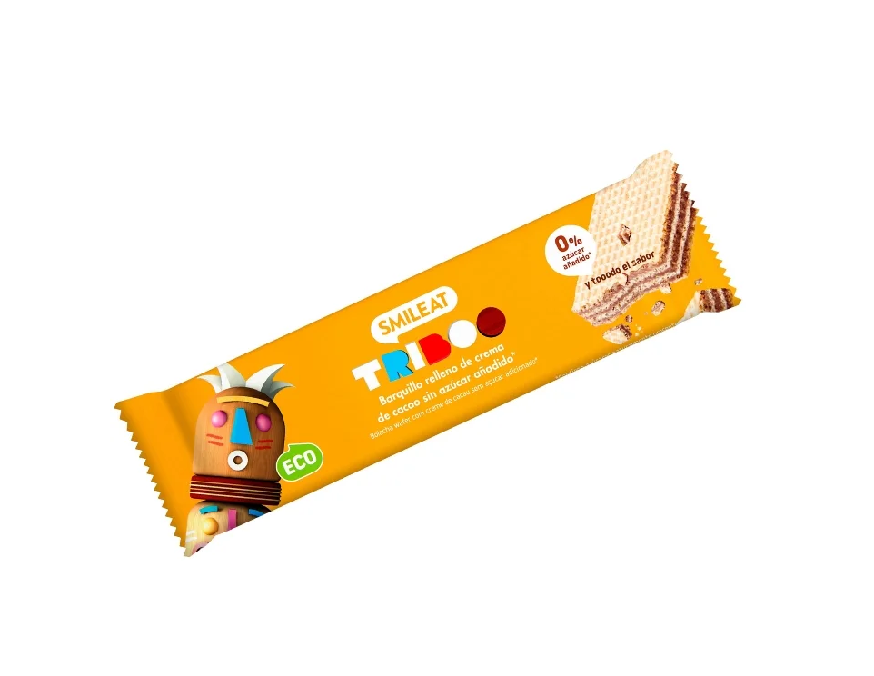 Smileat, Wafer Bar With Cocoa Filling 30g Bio