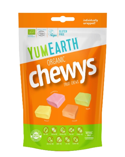 Yumearth, Chewys Fruit Chews 142G Bio