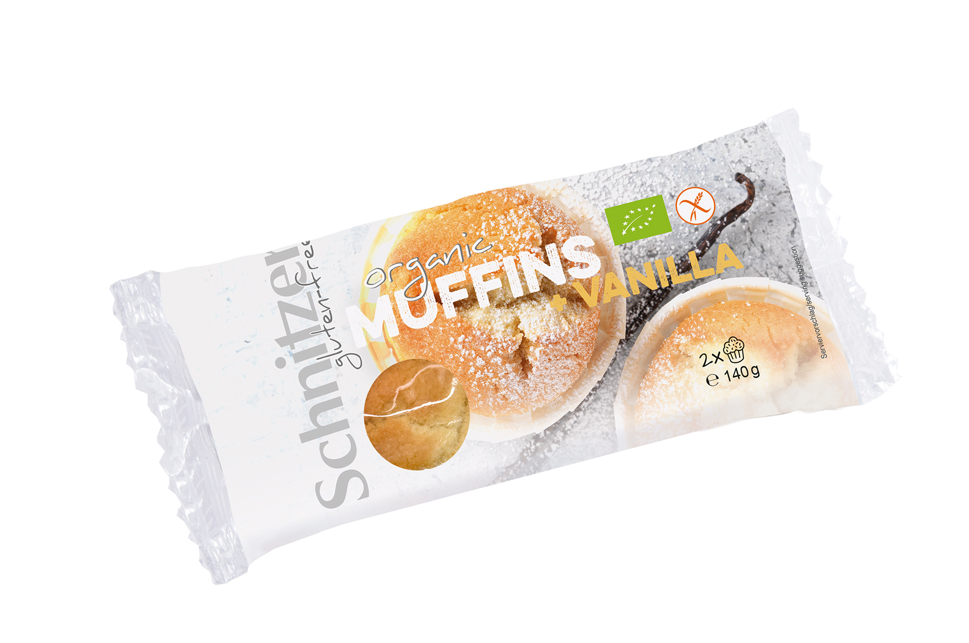 Schnitzer, Muffin Vanilla Gf 140G Bio