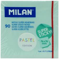 MILAN POST IT PASTEL GREEN 76X76 41711P790