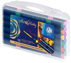 ACRYLIC MARKERS ASTRA  SET OF 12 207025002
