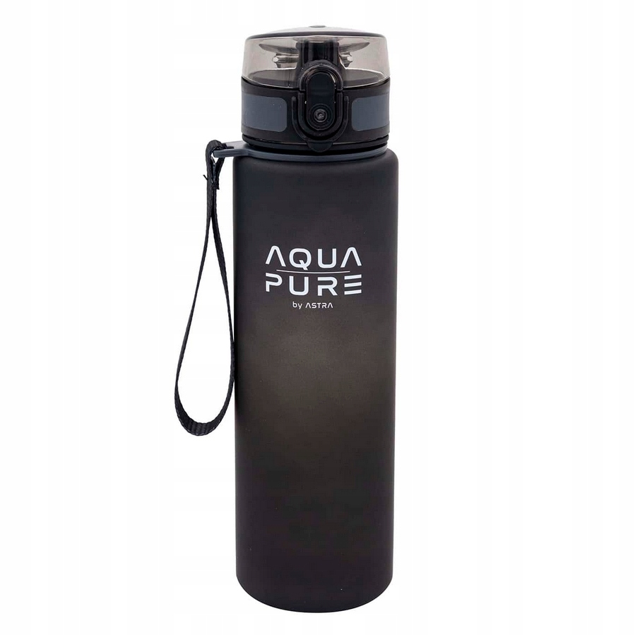 WATER BOTTLE AQUA PURE 600ML BLACK 511025020