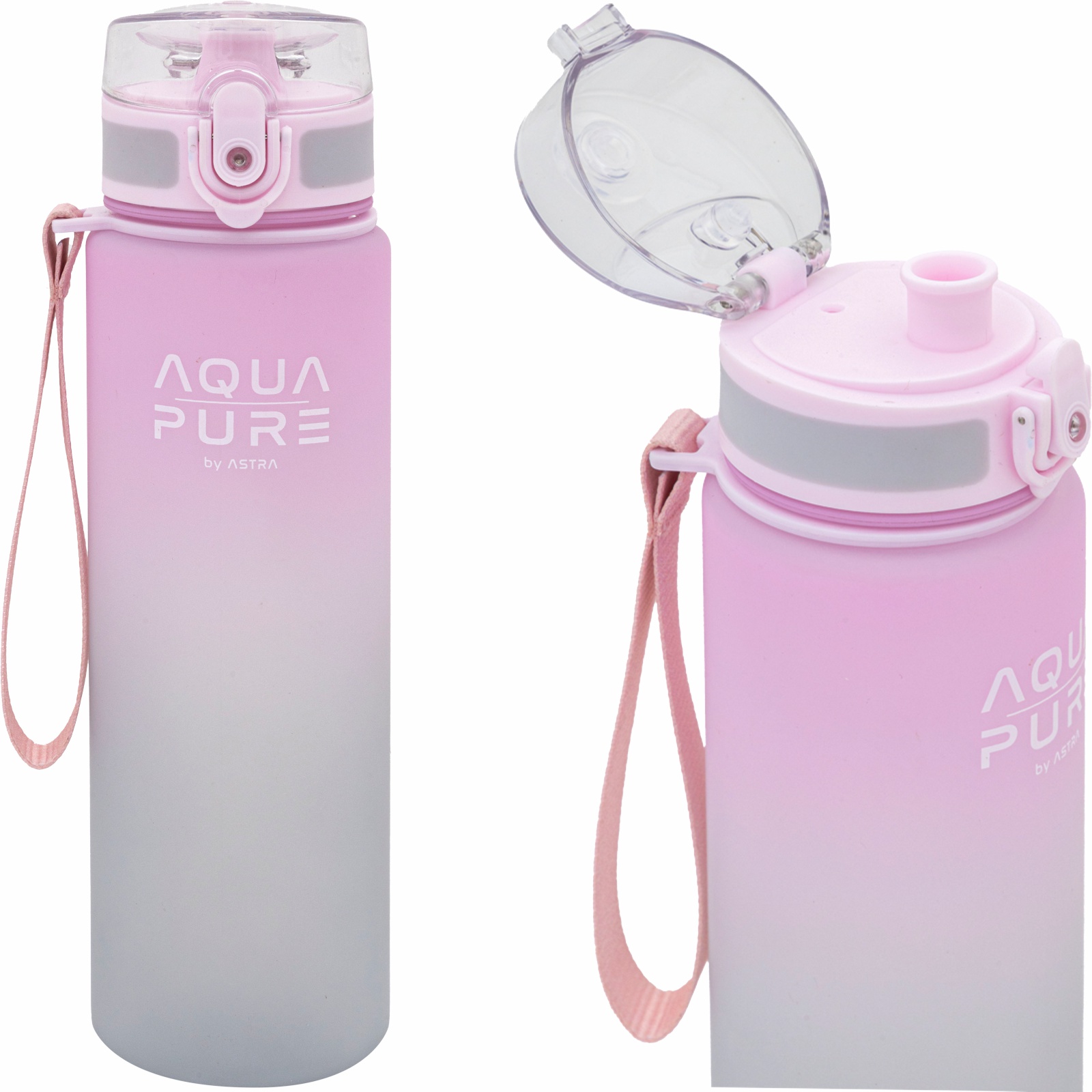 WATER BOTTLE AQUA PURE 600ML PINK 511025016