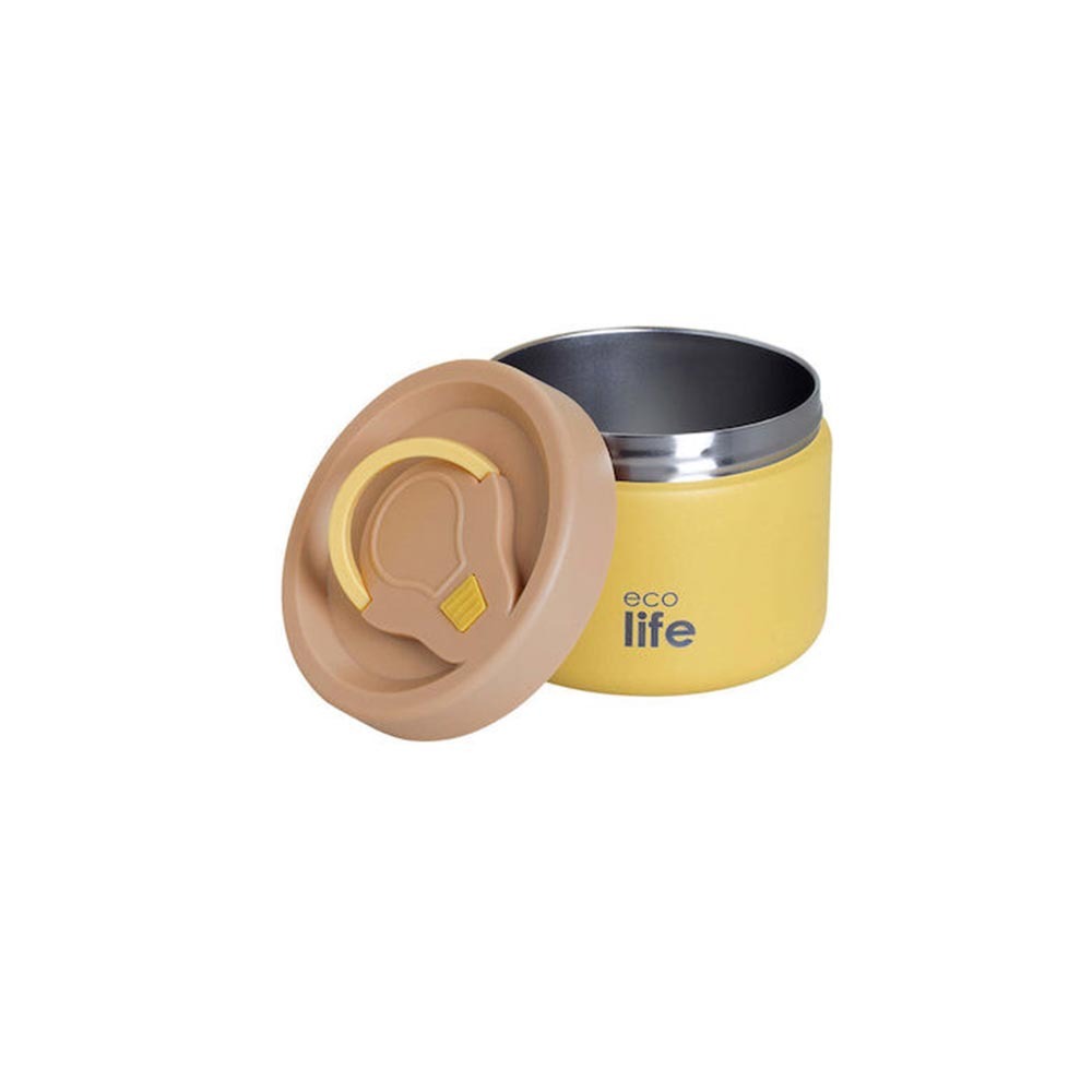 Ecolife Deli Food Yellow thermos 650ml