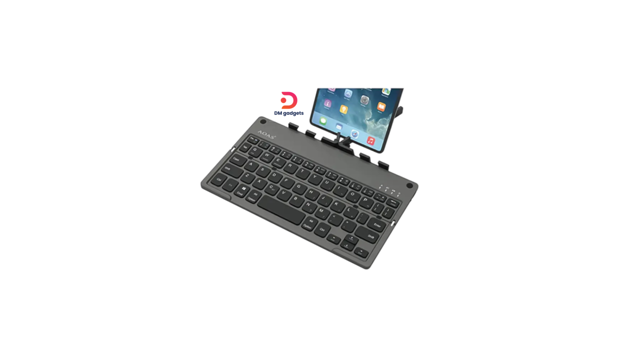 435L#AOAS® Mini Bluetooth Wireless Foldable Keyboard – A1005 – AOAS - Black
