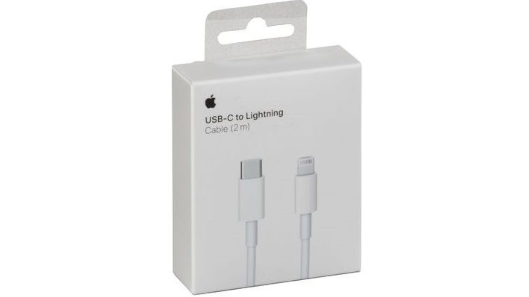 Apple Charging Cable Usb-C To Lighting White 2M