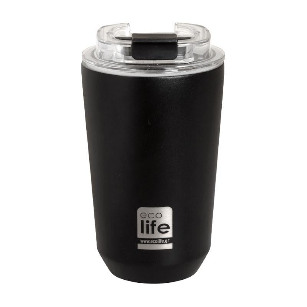 Ecolife Thermos 360ml Pure Black