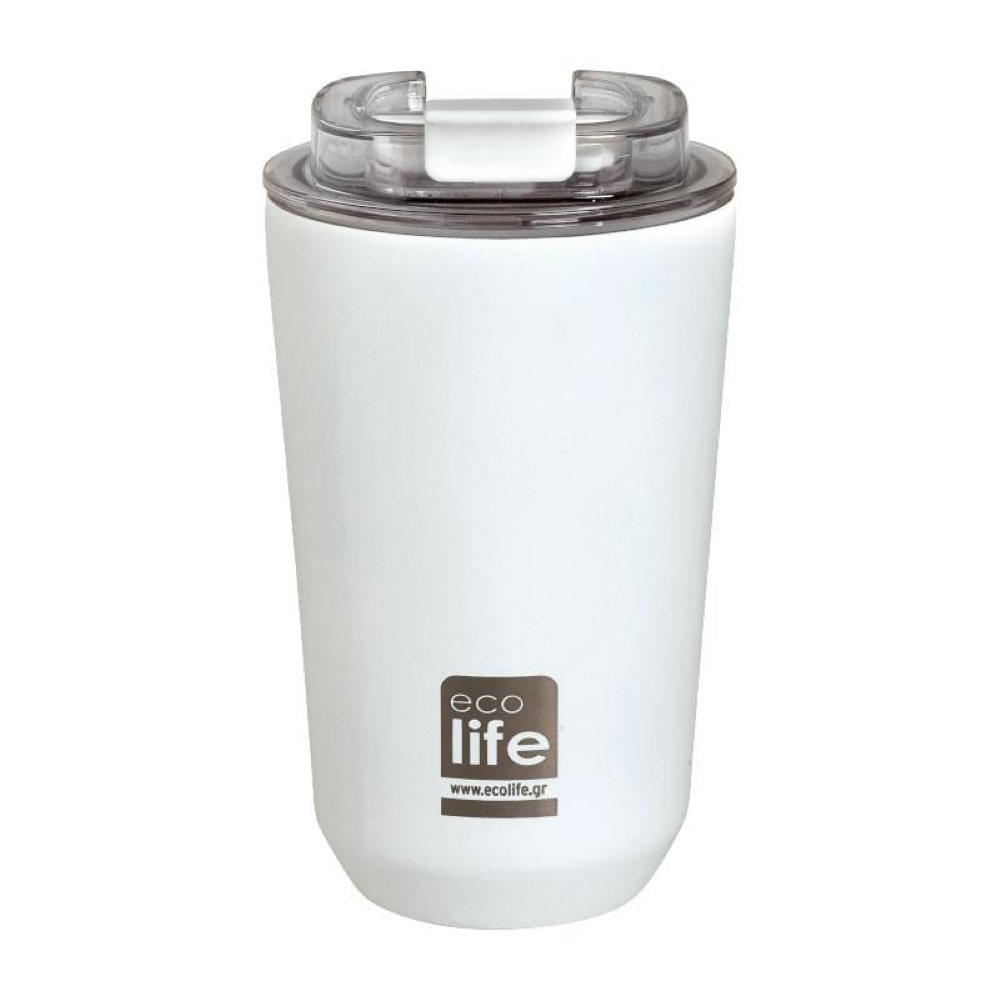 Ecolife Thermos 360ml Pure White