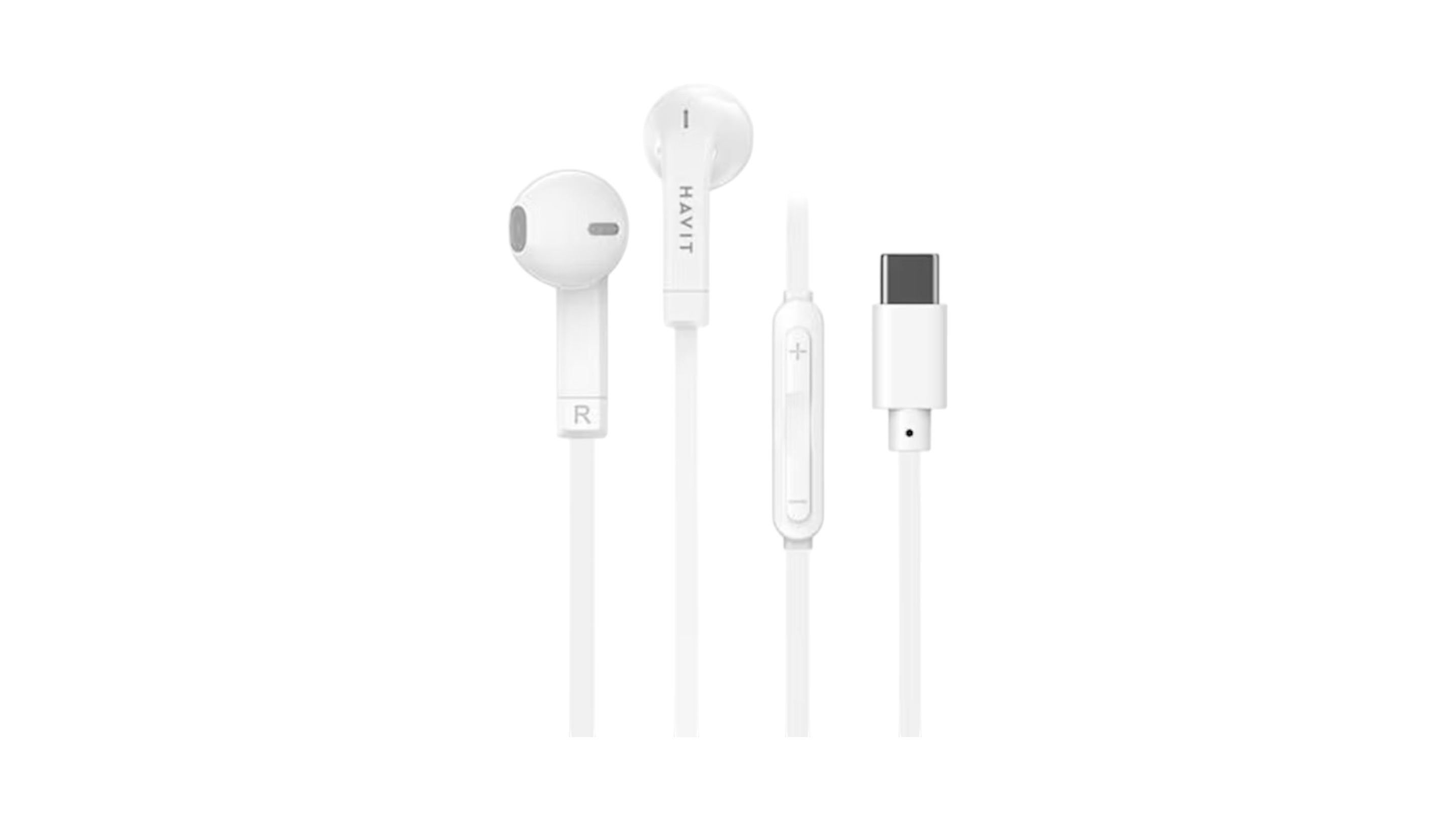 HAVIT E336c In-ear Handsfree Headphones with 3.5mm Jack White