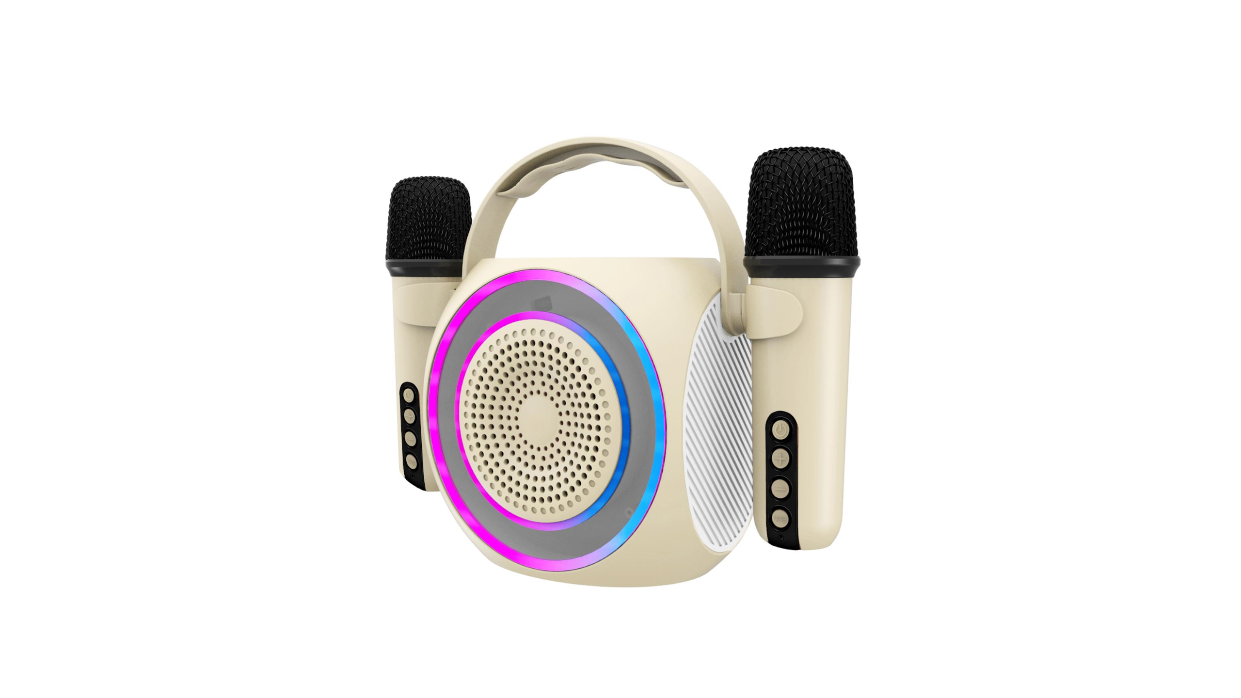 Celly PARTYMIC2 - Wireless Speaker With 2 Microphones White