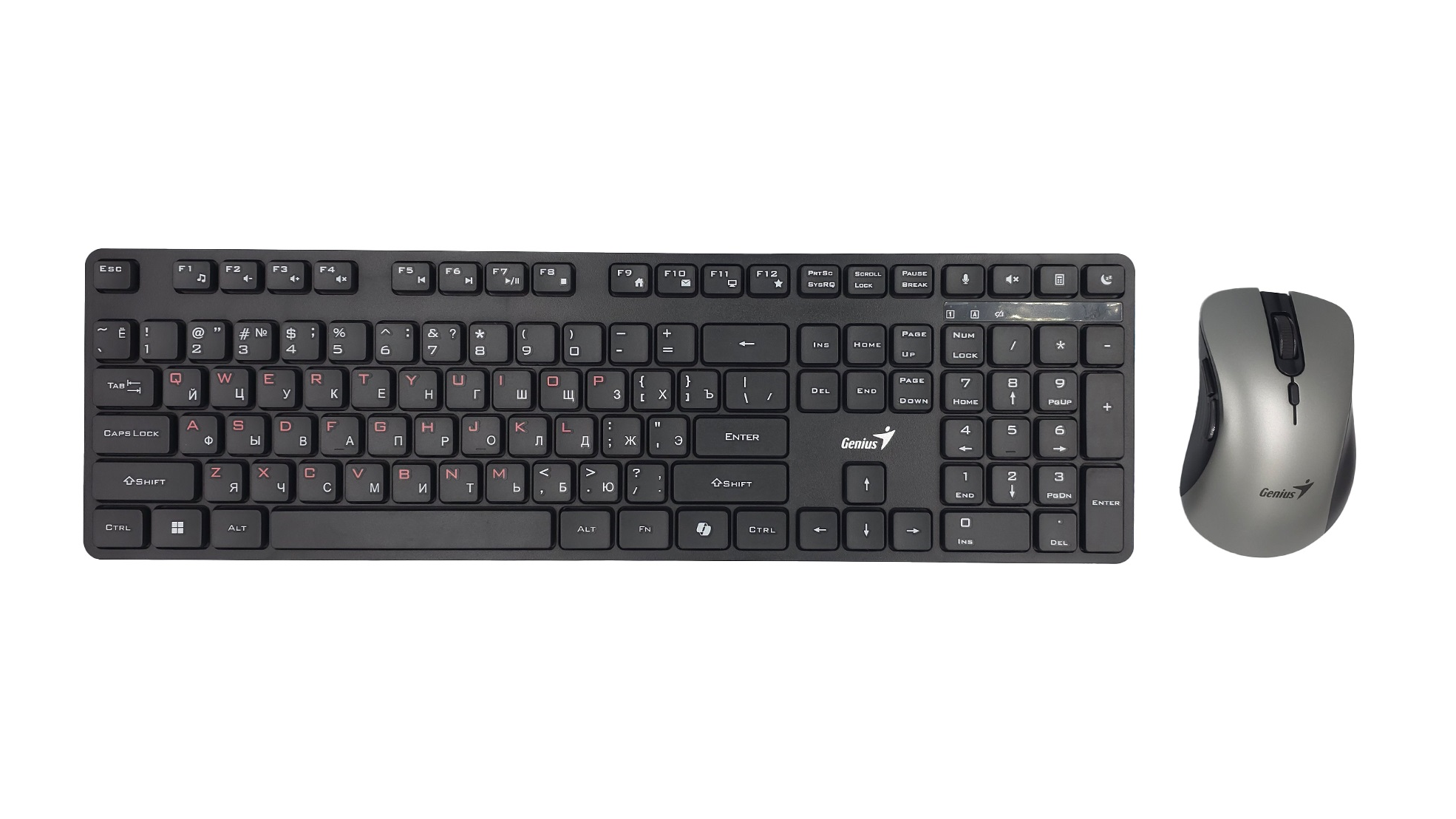 Genius Wireless Keyboard & Mouse Combo RUSSIAN