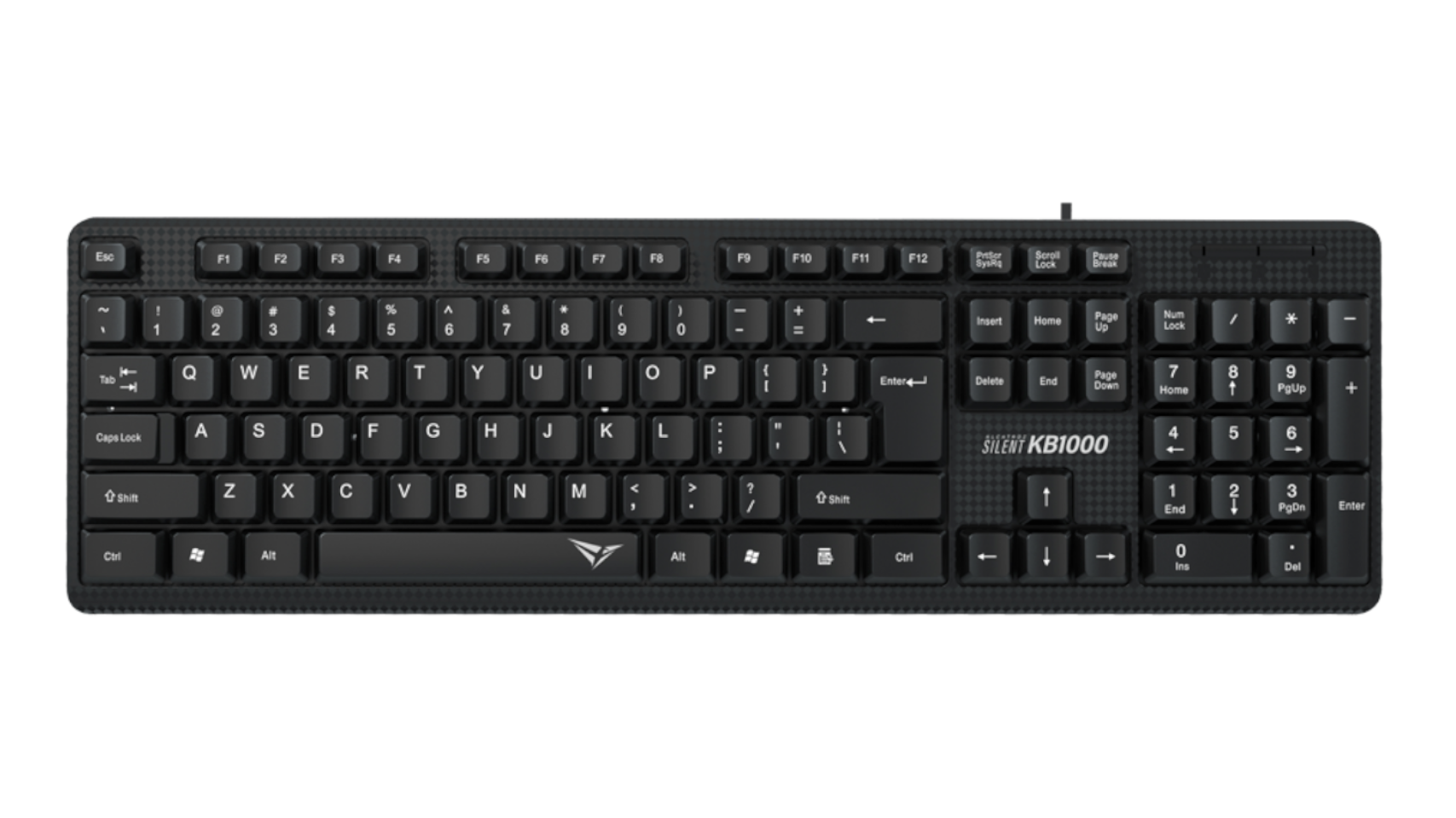 Alcatroz KB1000 Silent Wired Keyboard