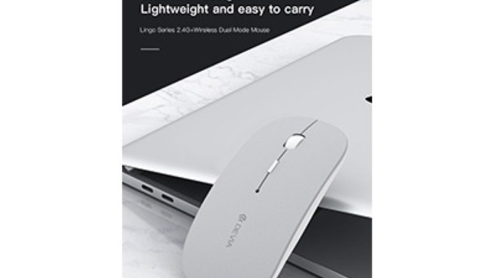 Devia - Dual Mode Wireless Mouse - Grey