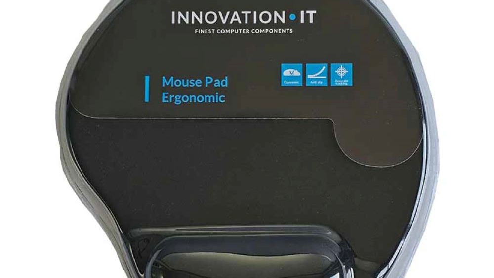 Innovation Itmousepad Ergonomic With Wrist Support 255X220Mm Black It Innovation