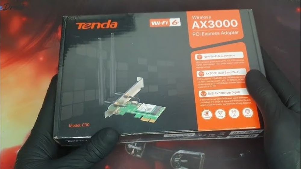 Tenda E30 Ax3000 Wi-Fi 6 Bluetooth 5.0 Pcie Adapter