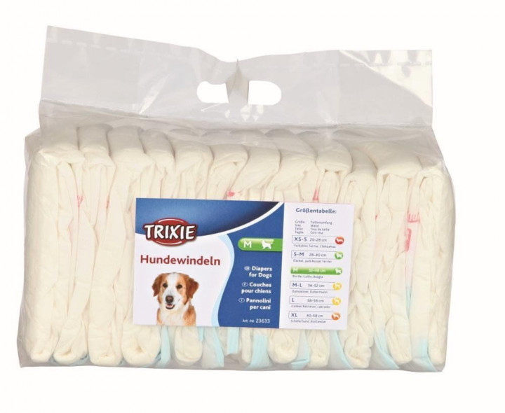 Trixie - Diapers for dogs, M, 12 pcs