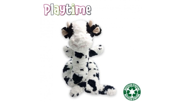Ancol Playtime Super Long Cow - DOG TOYS