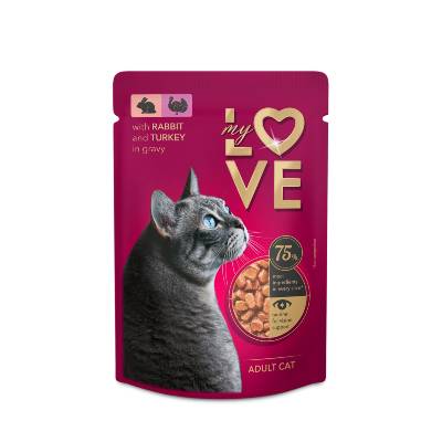 My Love Adult Cat Turkey In Delicate Sauce 100g