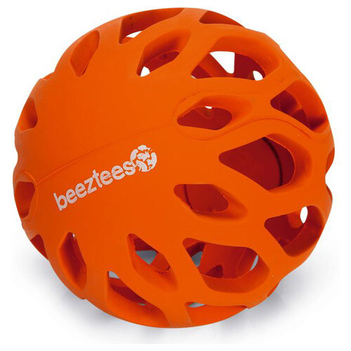 BEEZTEES RUBBER BALL ORANGE 11CM