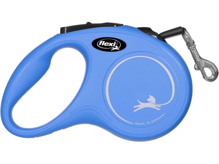 Flexi Classic Tape Dog Lead Small 5m Blue