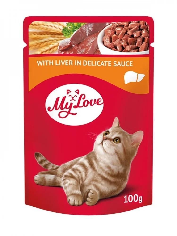 My Love Adult Cat Liver In Delicate Sauce 100g