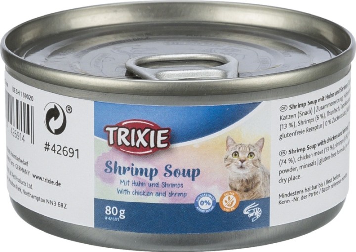 Trixie Chicken &  Shrimp Cat Soup 80 g
