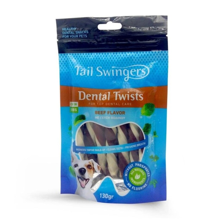 Tail Swingers Dental Sticks With Beef 130gr
