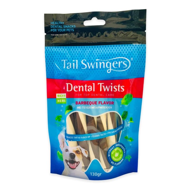 Tail Swingers Dental Sticks With Barbeque 130gr
