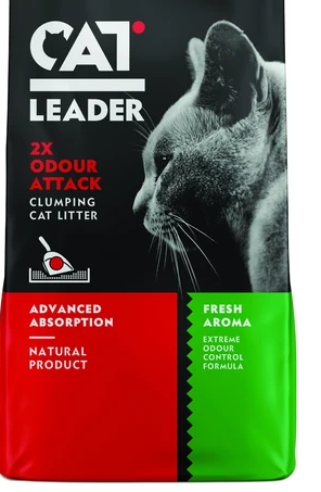 Cat Leader - 2xOdour Attack (Fresh Aroma) 10kg