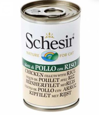 Schesir Cat Wet Food Chicken & Rice in Jelly 140g