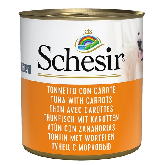 Schesir Dog Wet Food Tuna With Carrots 285g