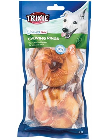 Trixie Denta Fun Chicken Chewing Rings 6cm (2psc)