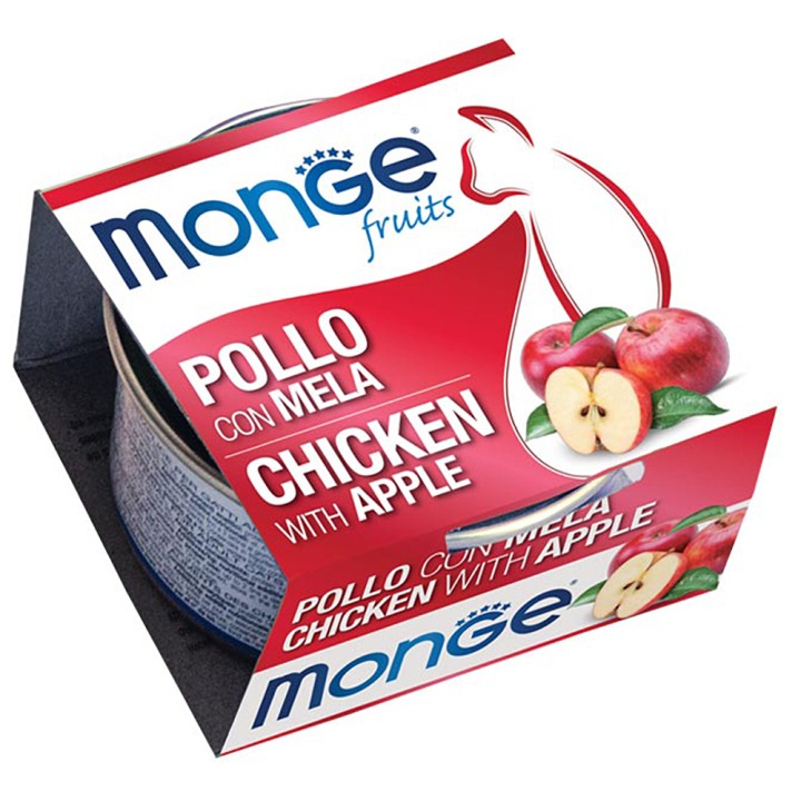 Monge Fruit Cat Adult Chicken &  Apple 80g