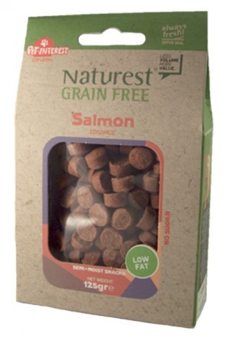 Pet Interest Grain Free Salmon Snacks 125g