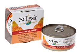 Schesir Dog Wet Food Chicken & Papaya In Jelly 150g