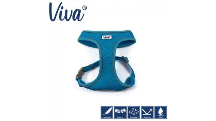 Ancol Viva Mesh Dog Harness Blue L 53-74cm