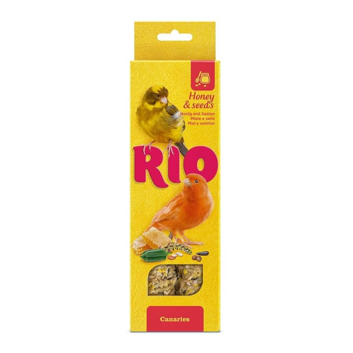 PET CUP canary stickes honey/ fruit 110gr