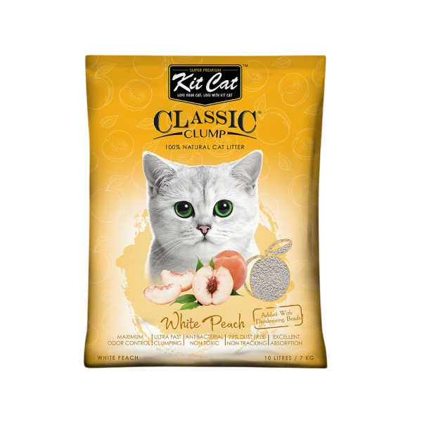 Kit Cat Classic Peach Scented Cat Litter 10L/7kg