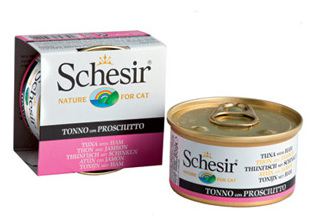 Schesir Cat Wet Food Tuna & Ham in Jelly 85 gr