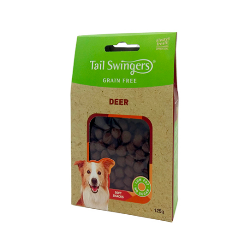 Tail Swingers Grain Free Deer Dog Treats 125g