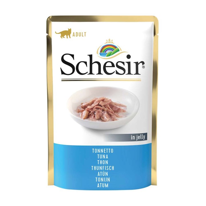Schesir Cat Wet Food Tuna In Jelly Pouch 85g