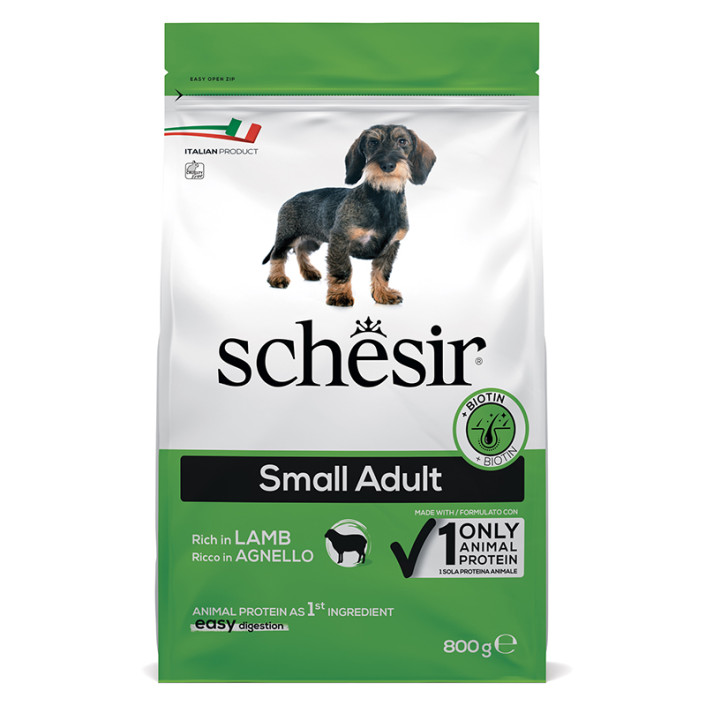 Schesir Dog Dry Food Small Breeds Lamb 800g