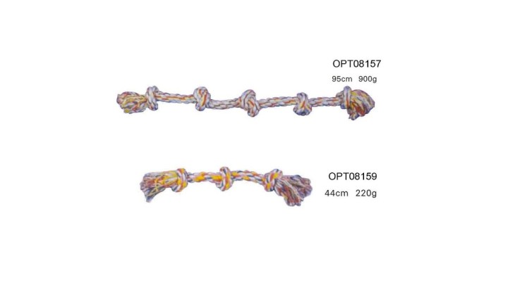 Pampered Pal Five Knots Tug Rope Dog Toy, 34-in