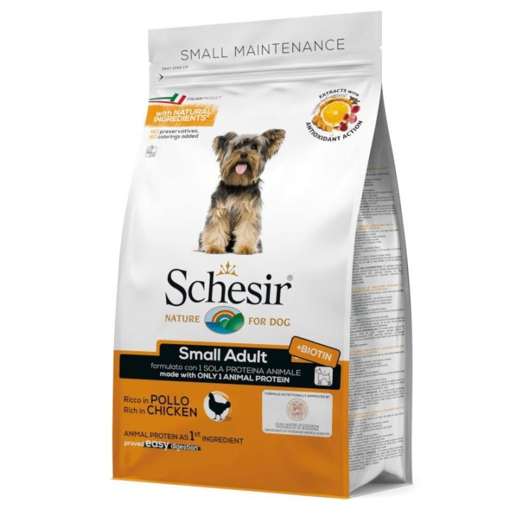 Schesir Dog Dry Food Small Breed Adult Chicken 2kg