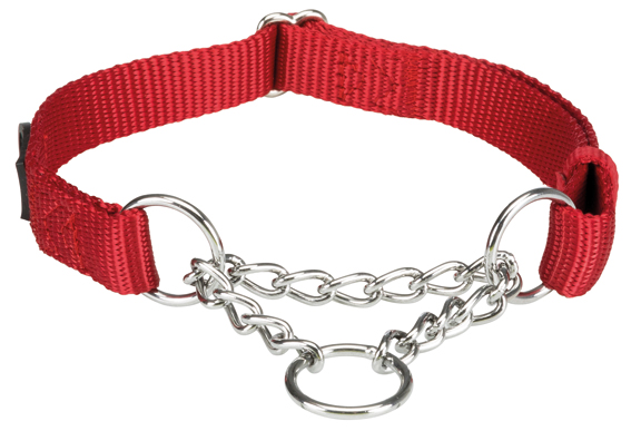 Trixie Premium Semi-Choke Dog Collar Small/Medium Red