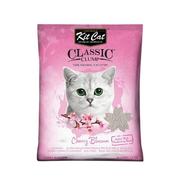 Kit Cat Litter Classic Clump Cherry Blossom 10L/7kg