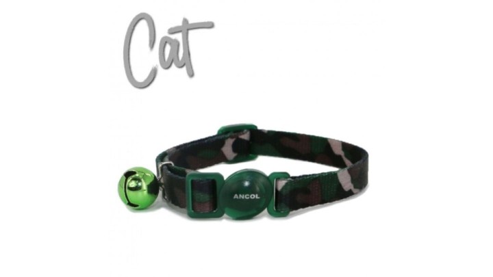 Ancol Camouflage Cat Collar - Green